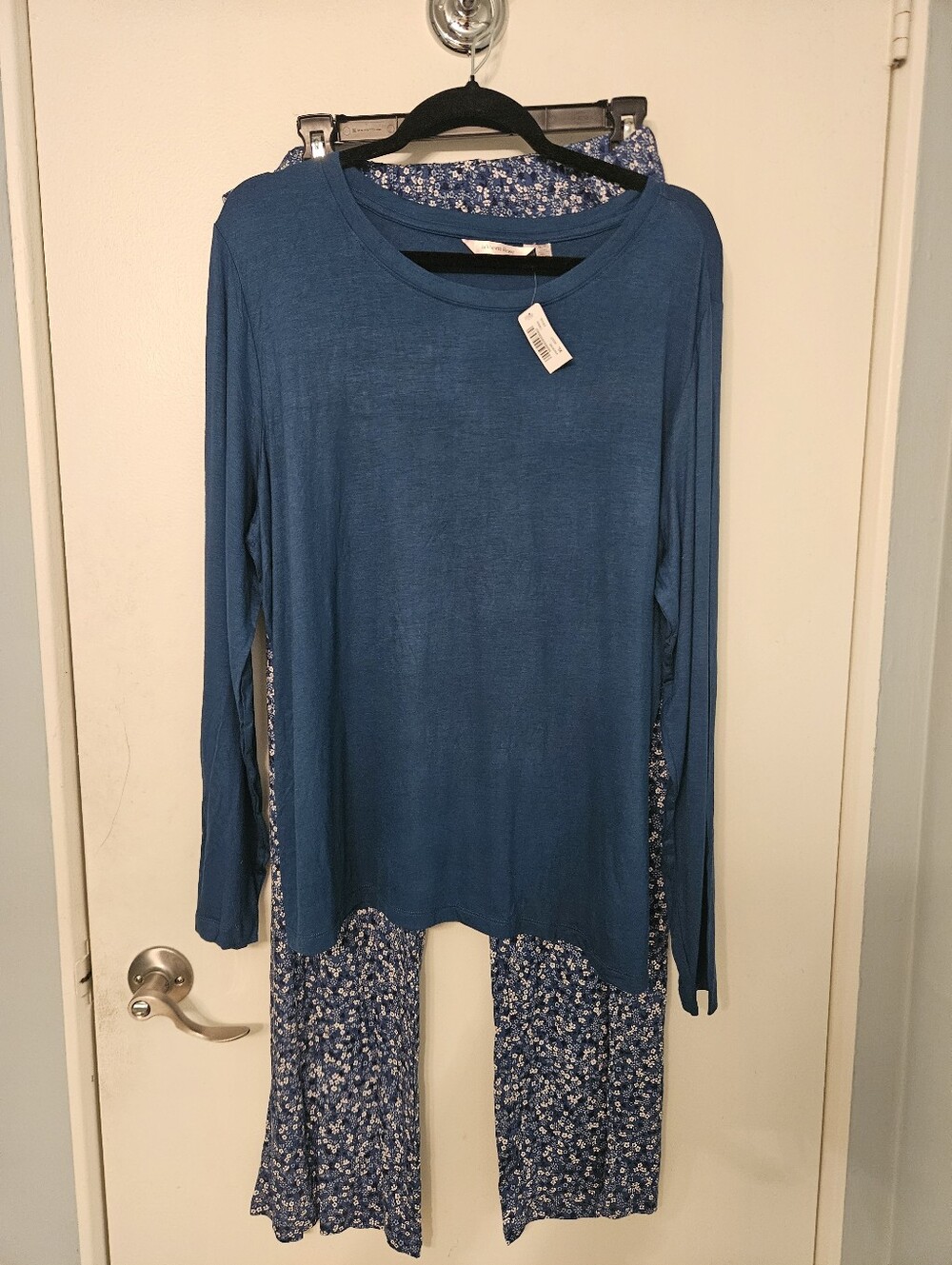 NWT - Blue Floral PJ Set